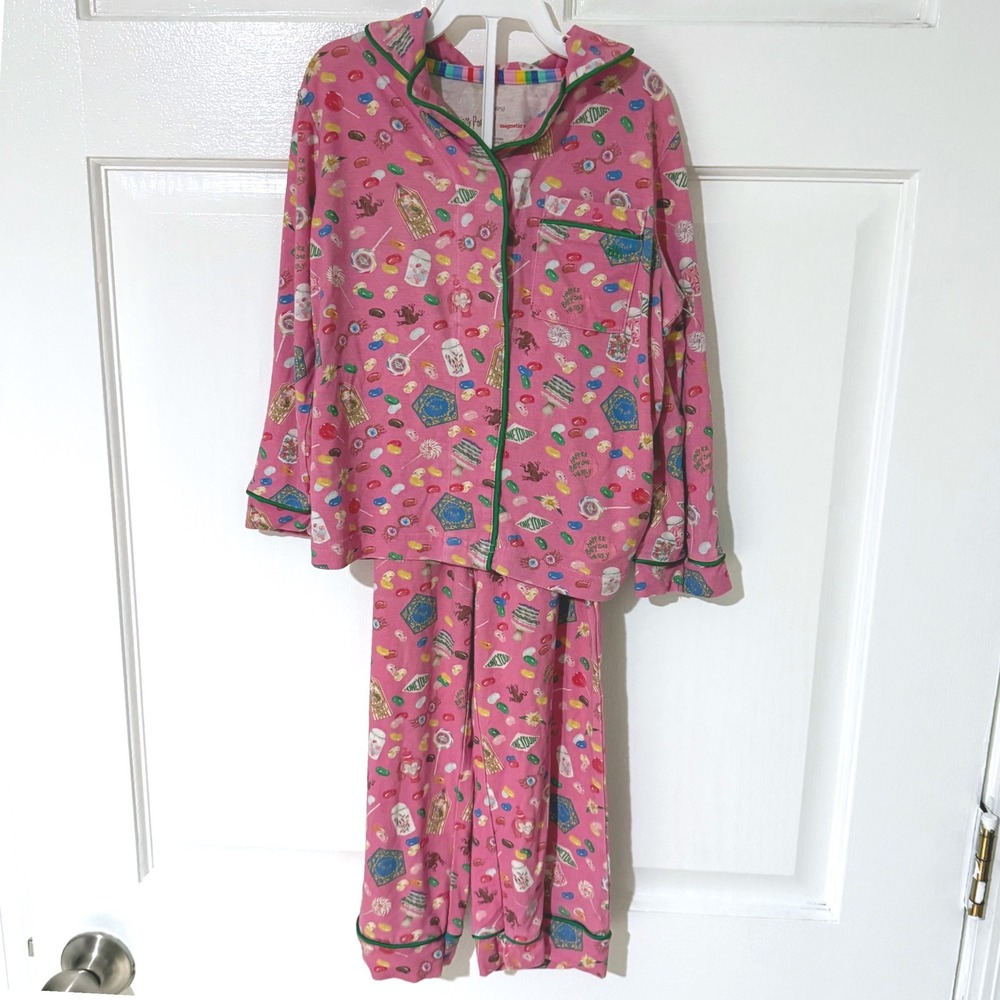 Magnetic Me Harry Potter Honeydukes Pink Magnetic Pajama Set Toddler 3T